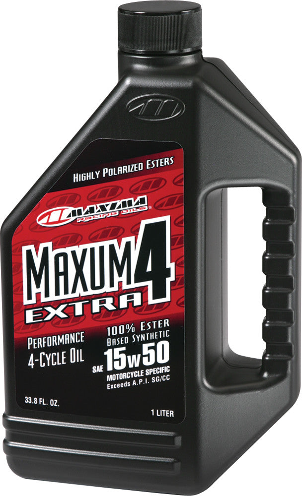 Maxima 169128 Extra4 10W-40 Synthetic 4T Motorcycle Engine Oil