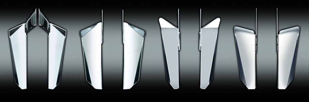 Switchblade Chrome Lowers H-D For Qs Kits