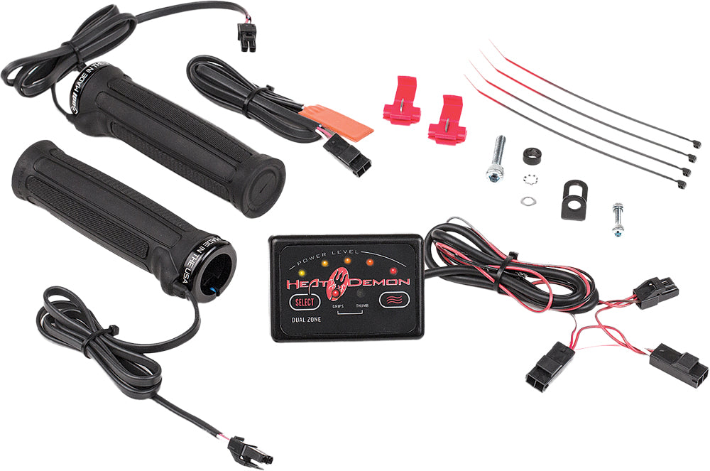 Clamp-On Dual Zone Heated Grip Kit