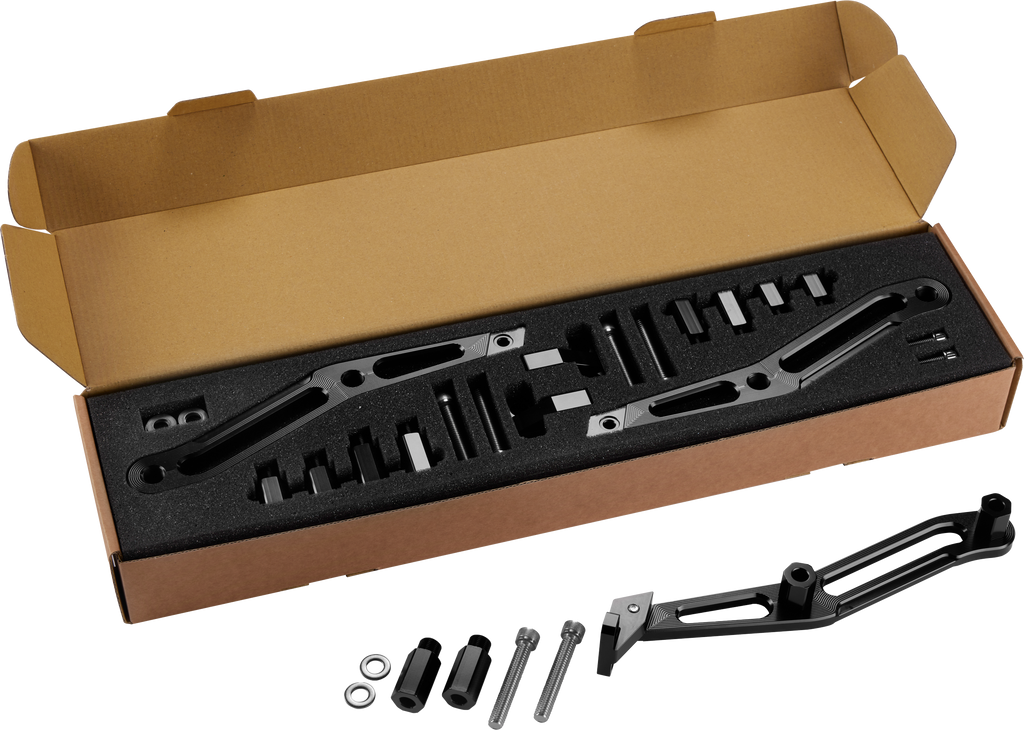 Remote reservoir mounting bracket kit