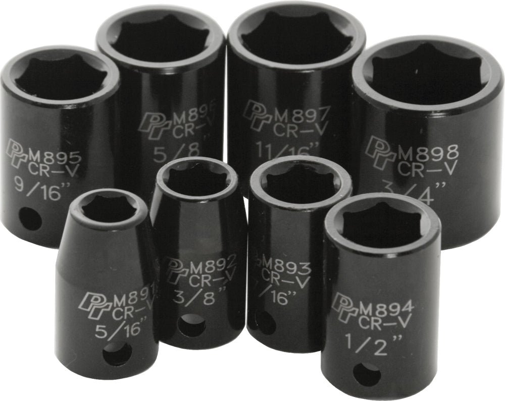 3/8" SAE Impact Socket Set