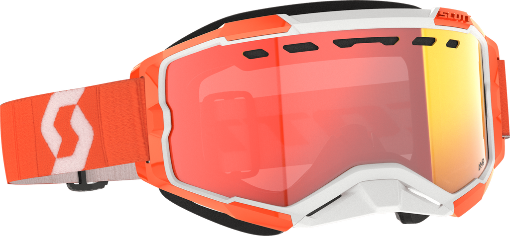 FURY SNOWCROSS GOGGLE ORANGE ENHANCER RED CHRM