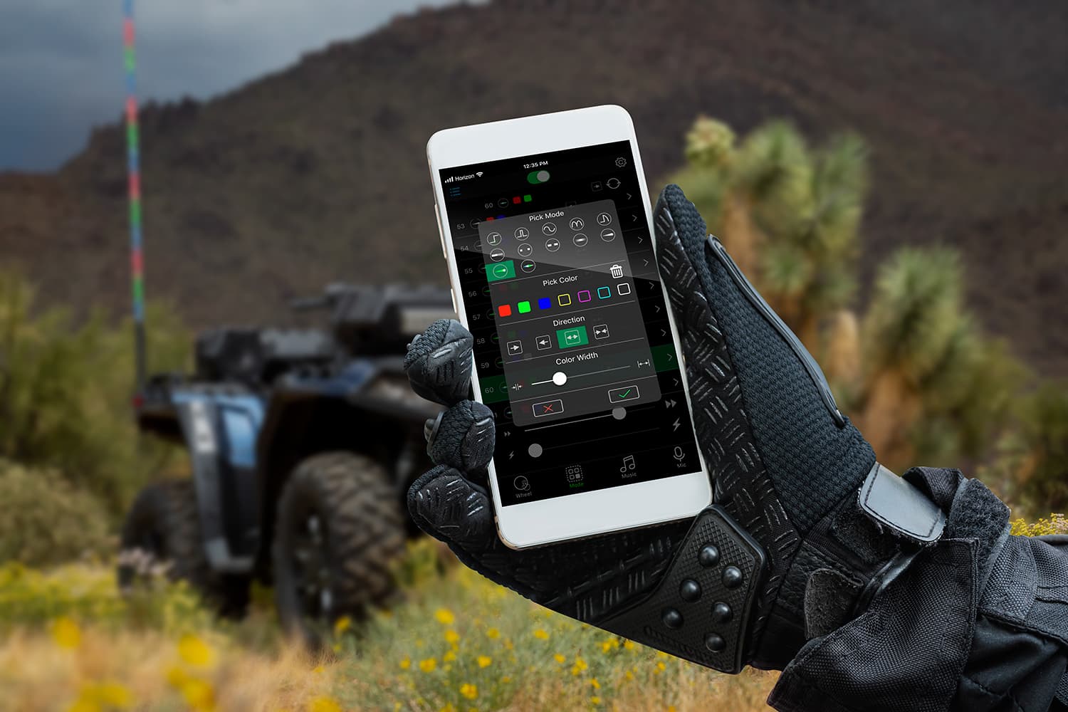 360 Degree RGB LED Whip Flag - Image 11