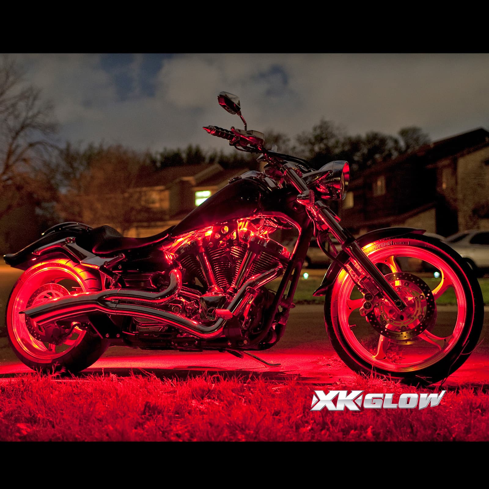 Multi-color Motorcycle LED Accent Light Kit w/Remote Key Fob - Image 10
