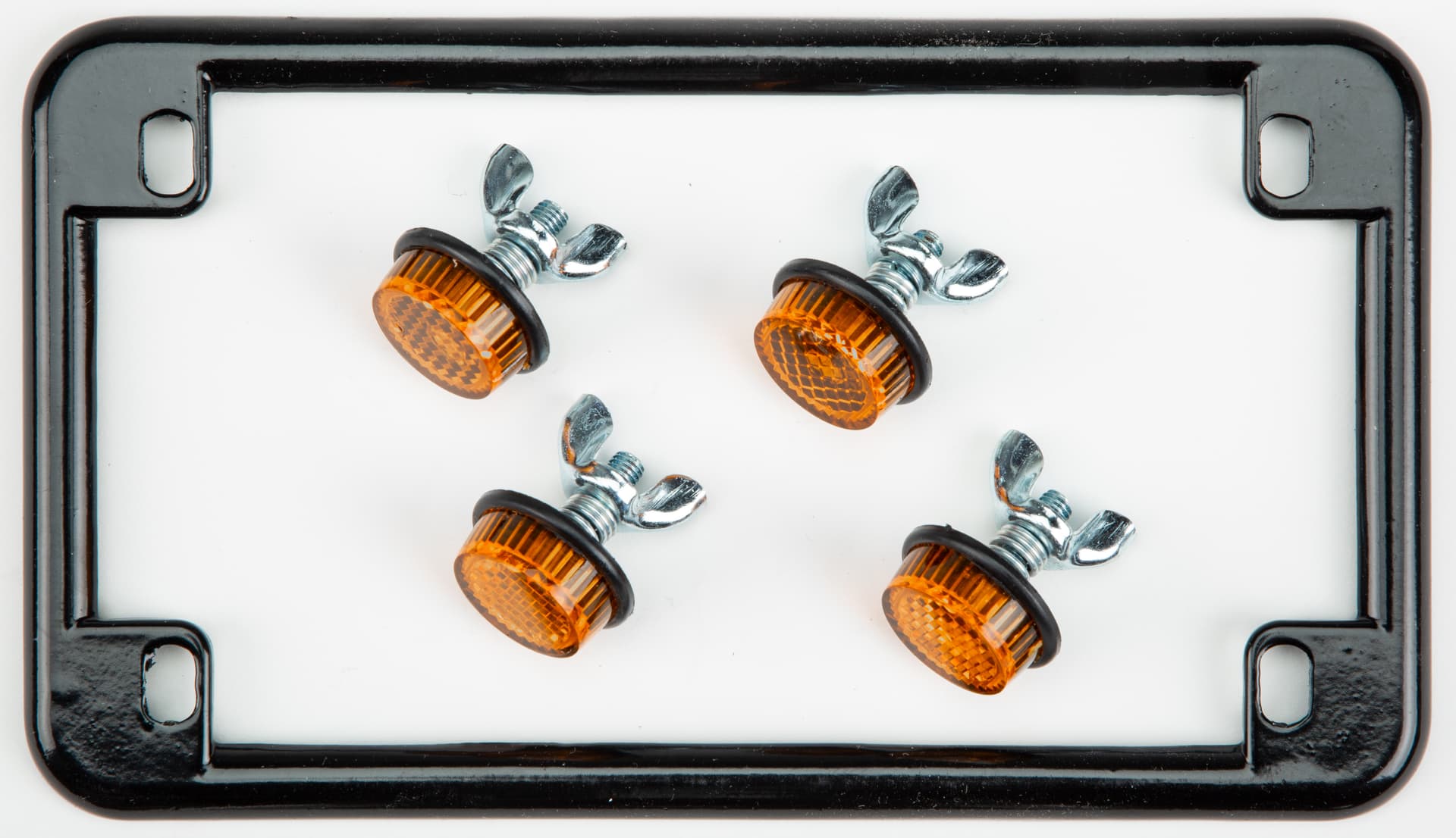 License Plate Frame w/Reflectors