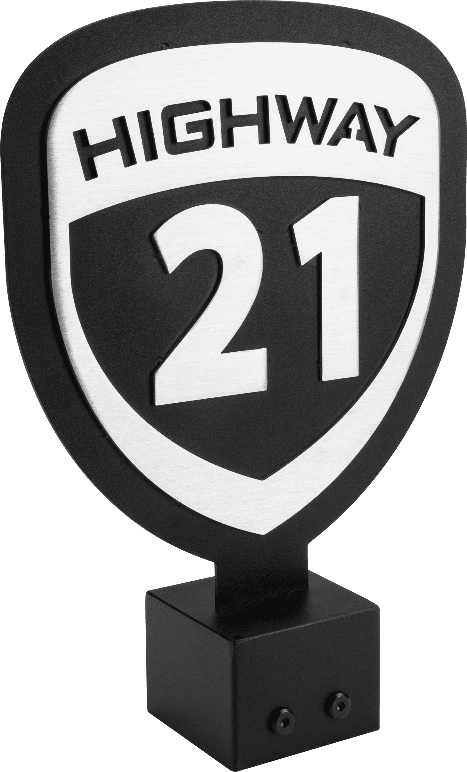 Helmet Tree Header Sign