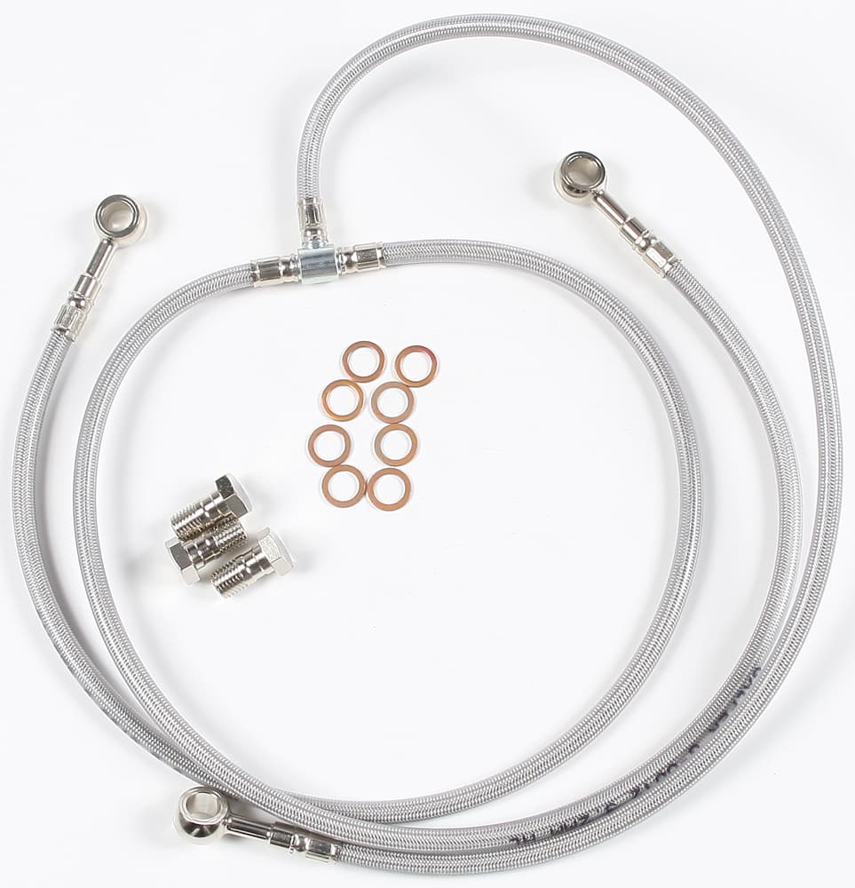 Front 3 Line Stainless Steel Hydraulic Brake Line - Image 5