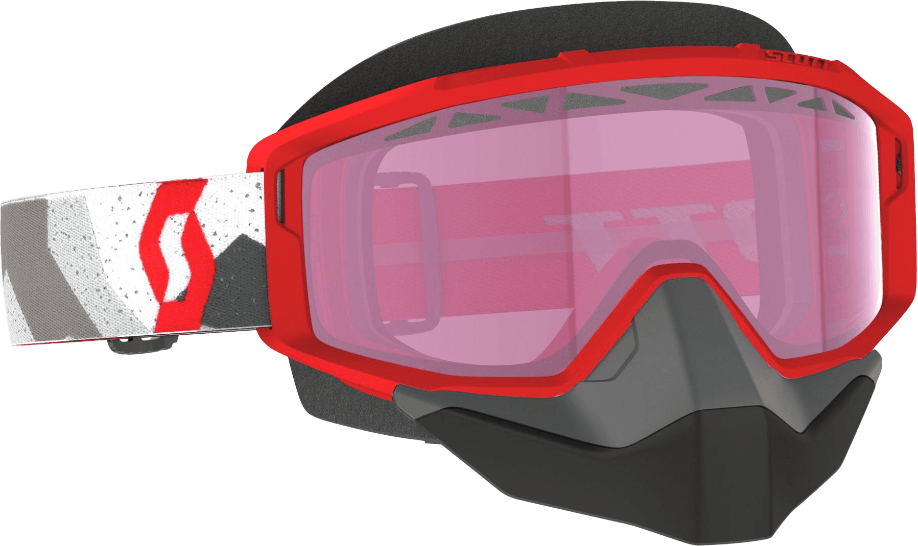 PRIMAL SNOW CROSS CAMO WHITE/RED ROSE TINT