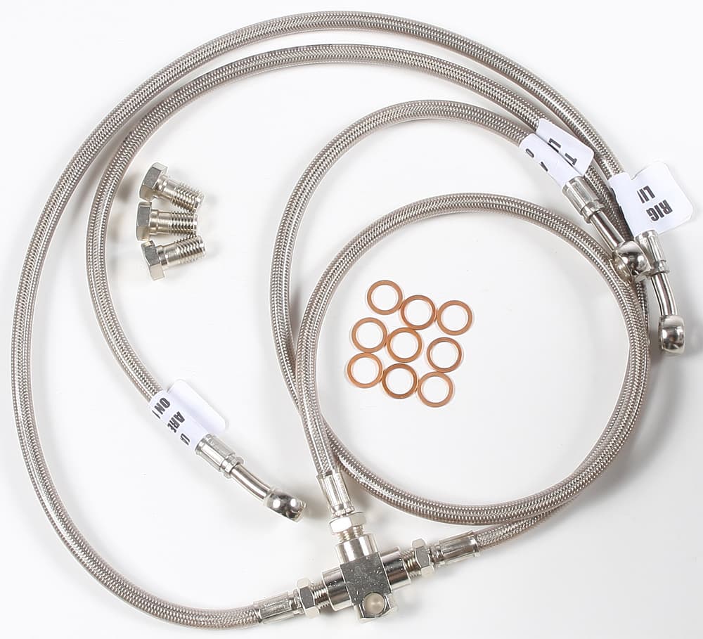 Front 3 Line Stainless Steel Hydraulic Brake Line - Image 53
