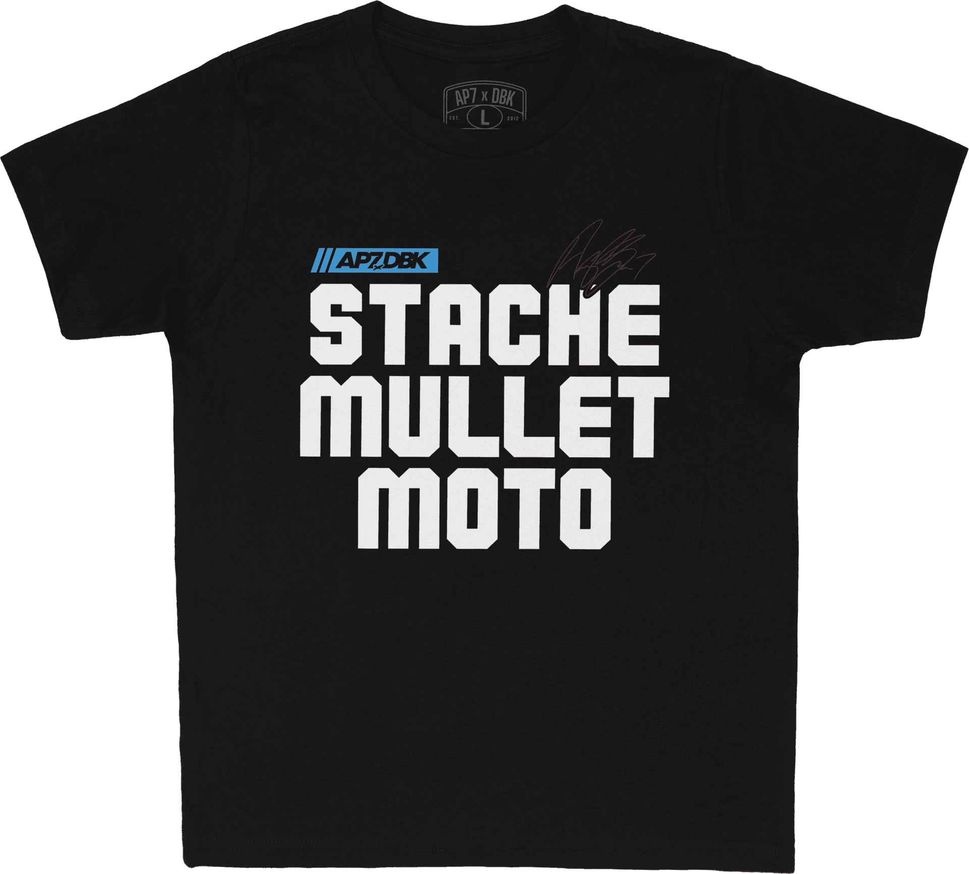 Stache Mullet Moto Youth Tee