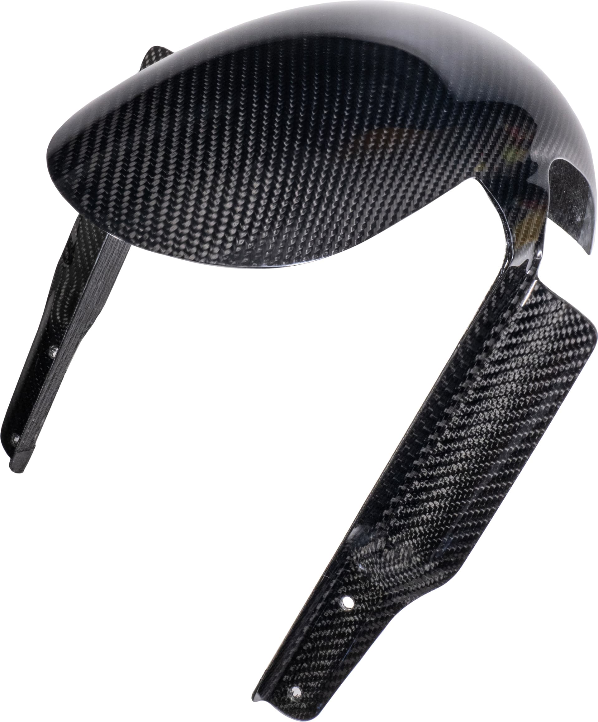 Carbon Fiber Front Fender M8 Softail W/Inverted FRNT End