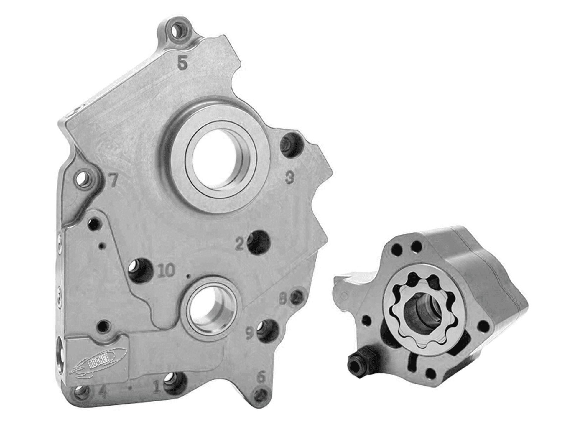 Oil Pump & Cam Plate M8