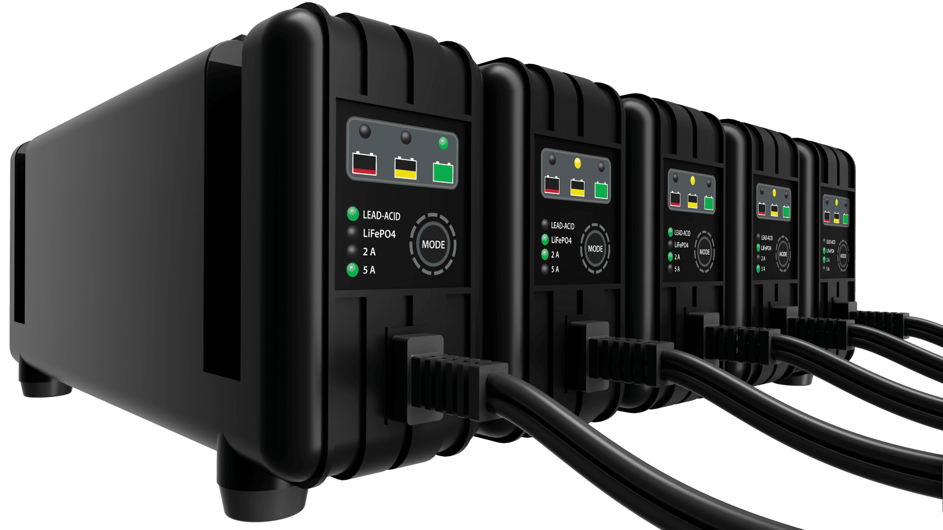 5 Bank Battery Charger 12V 5A