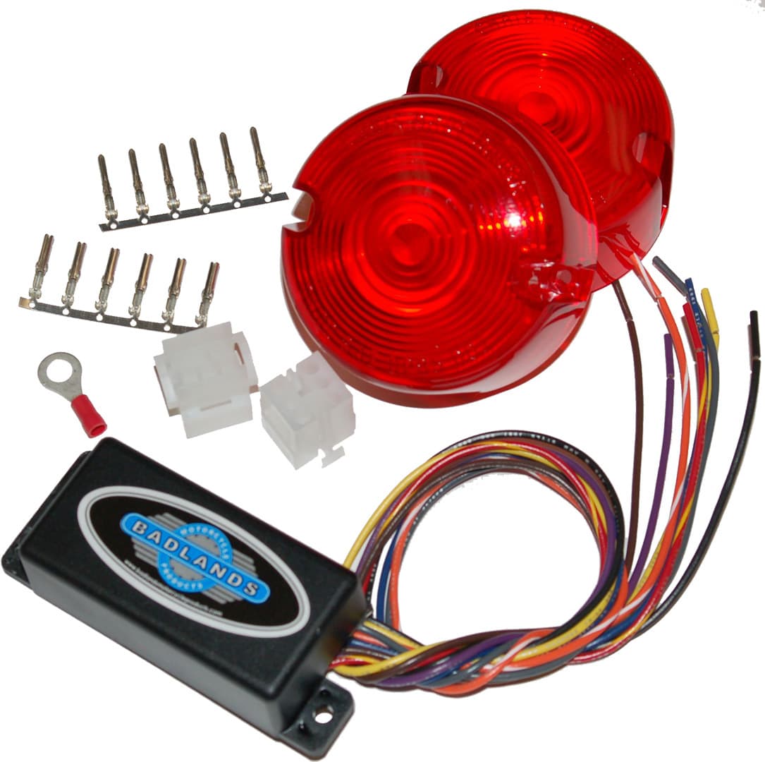 Run, Brake & Turn Signal Modules with Equalizer & Red Lens Kit - Image 2