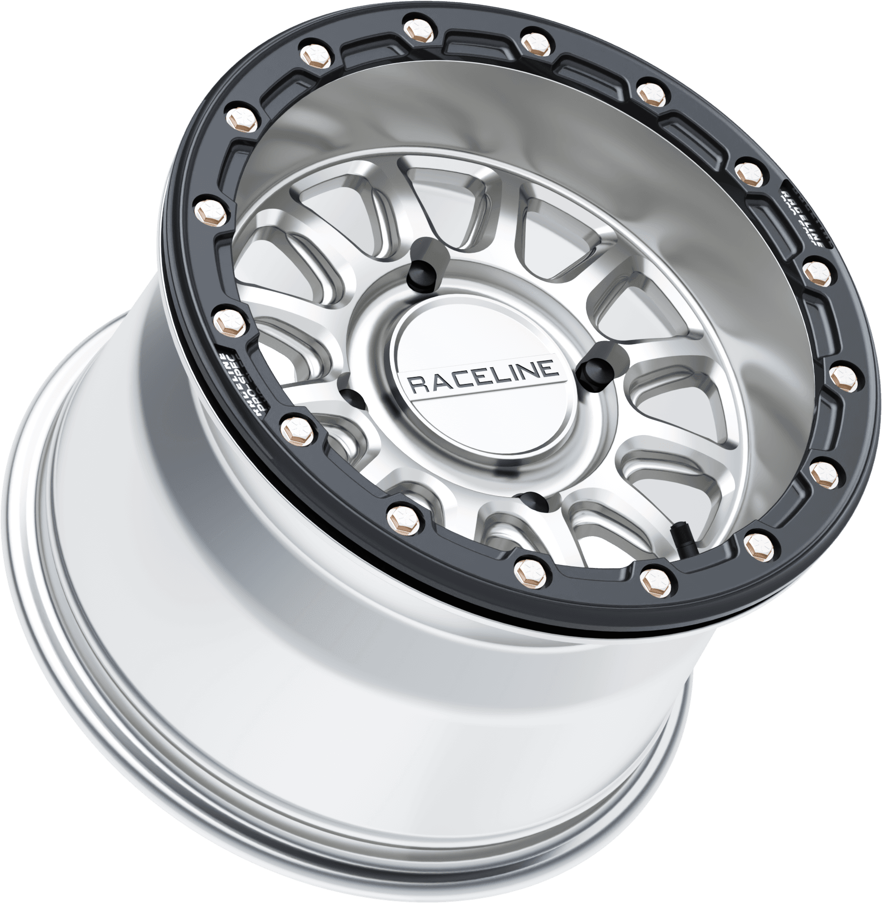 Raceline A14 Alpha Beadlock Silver/Black - Image 2