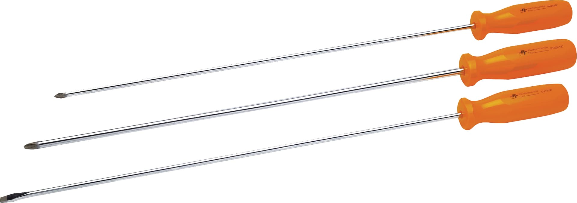 3 Piece Long Screwdriver Set