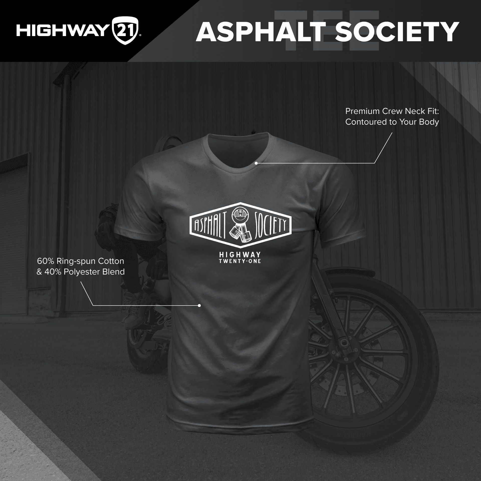 Asphalt Society Tee