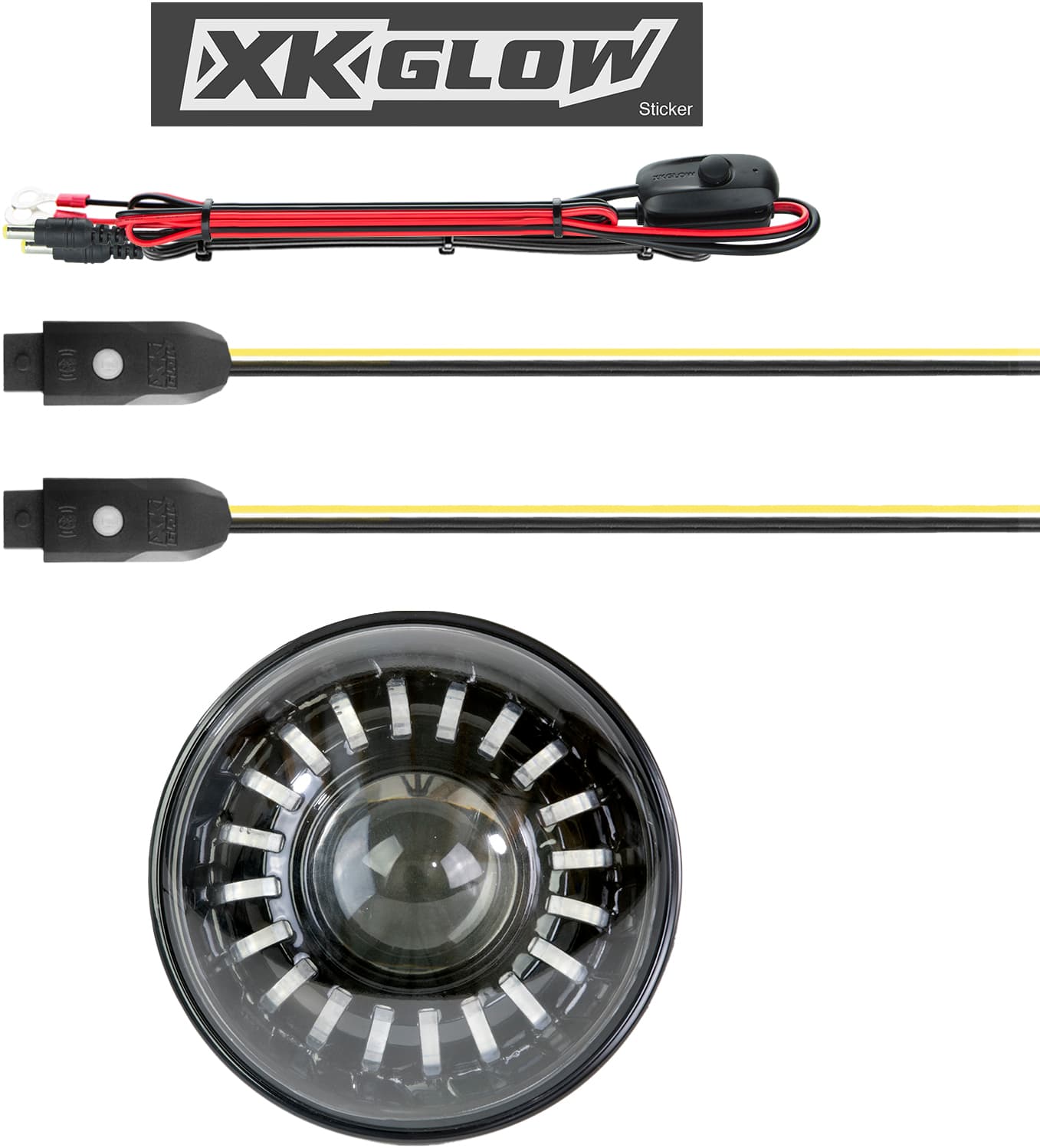 7" XKChrome RGB Headlight