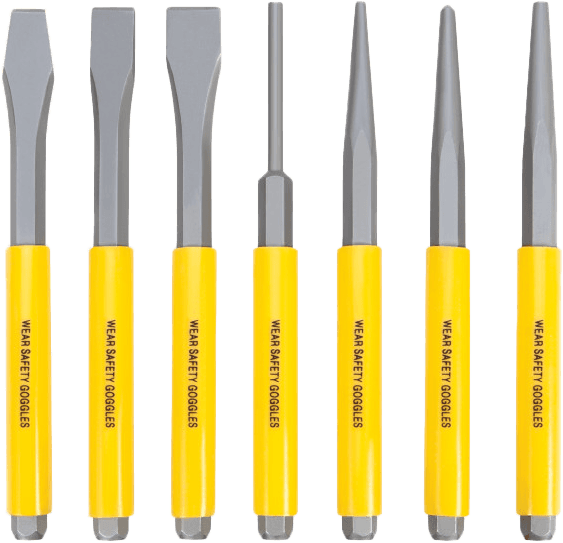 7 PC PUNCH / CHISEL SET - Image 2