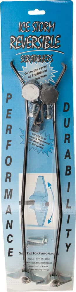 Rail Mounted Reversible Ice Scratcher