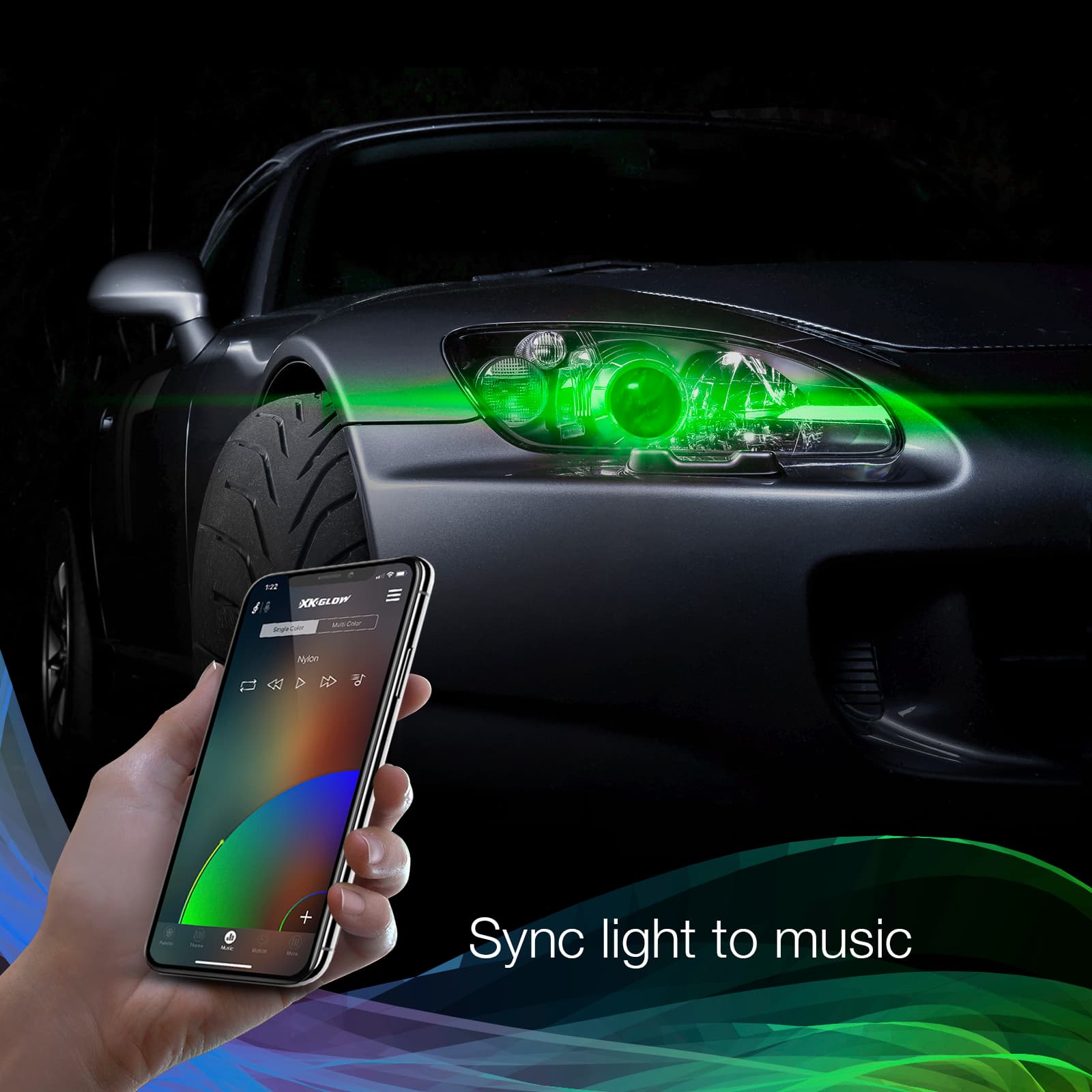 H4 LED RGB Bulb Kit - Image 6