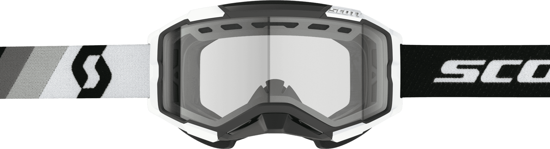 FURY SNOWCROSS GOGGLE PREMIUM BLACK/WHITE CLEAR - Image 2
