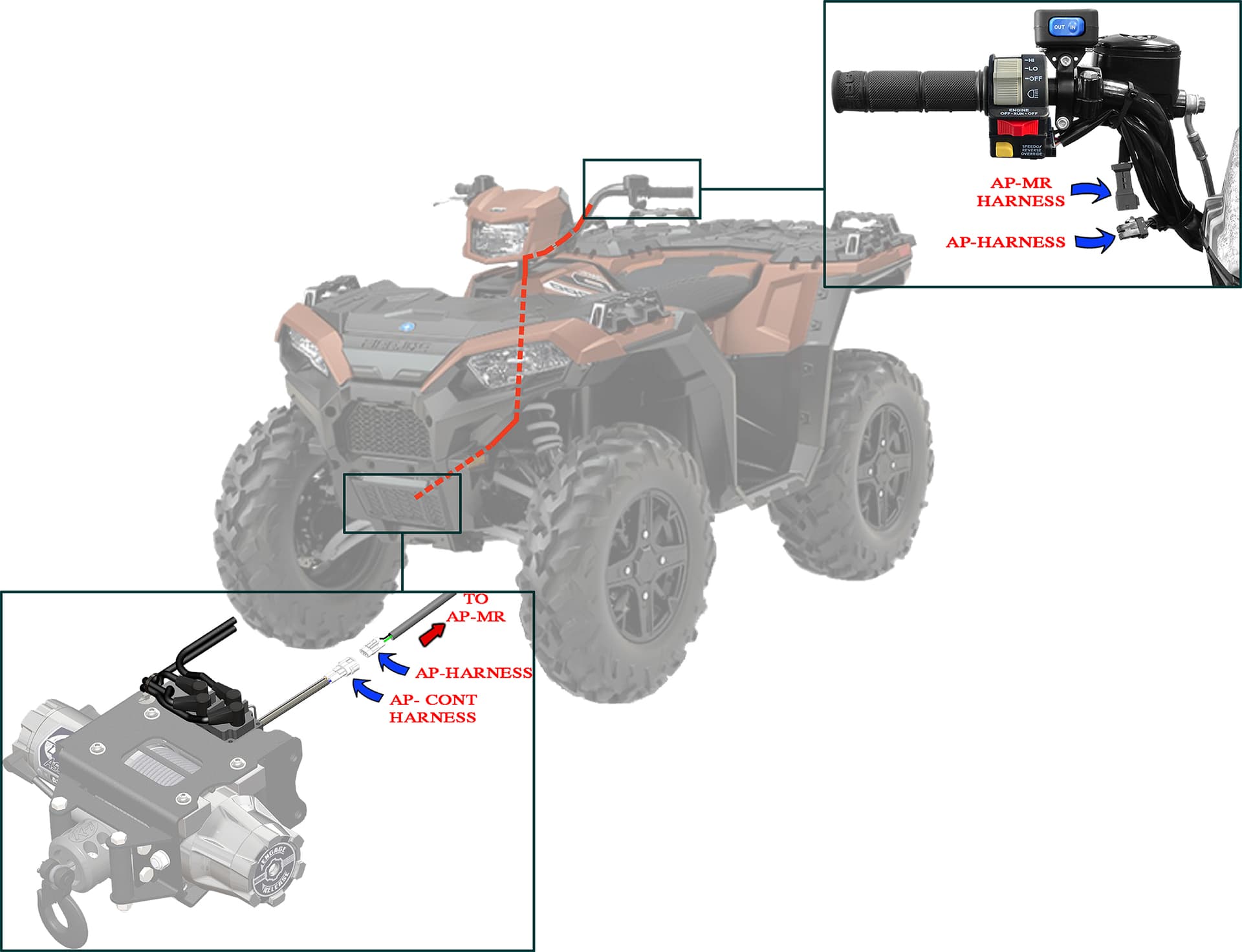 Assault Winch Harness Assembly - Image 2
