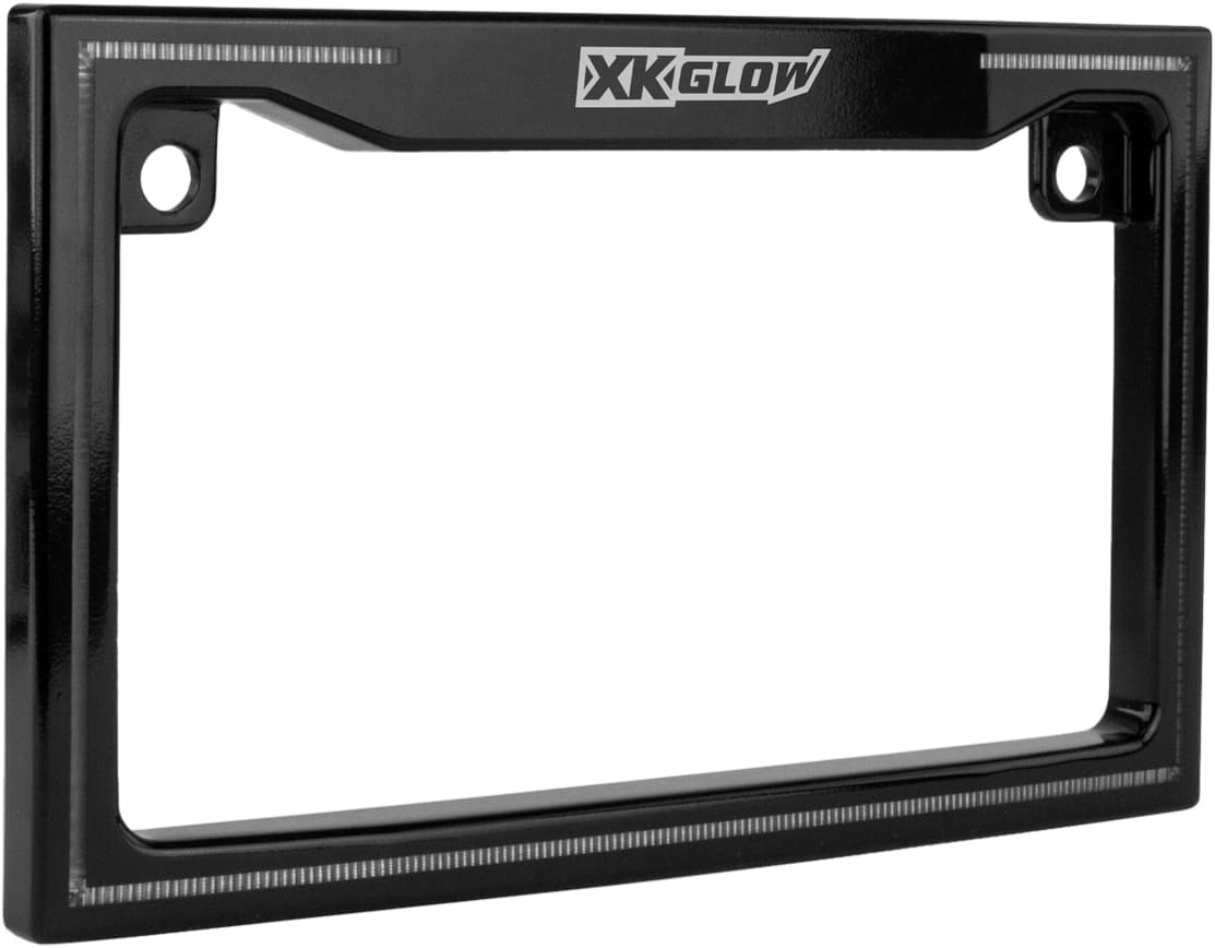 Motorcycle LED License Plate Frame w/Running Turn & Brake
