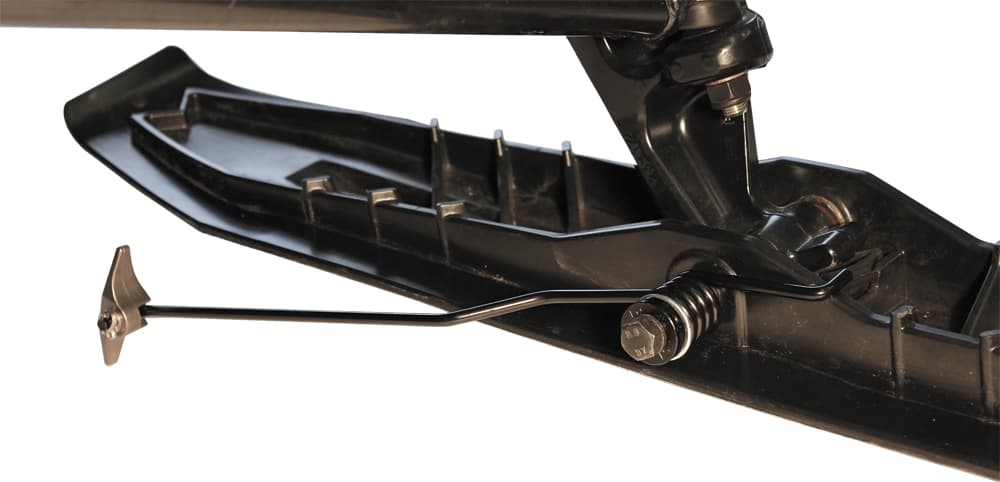 Ski Mounted Reversible Ice Scratcher