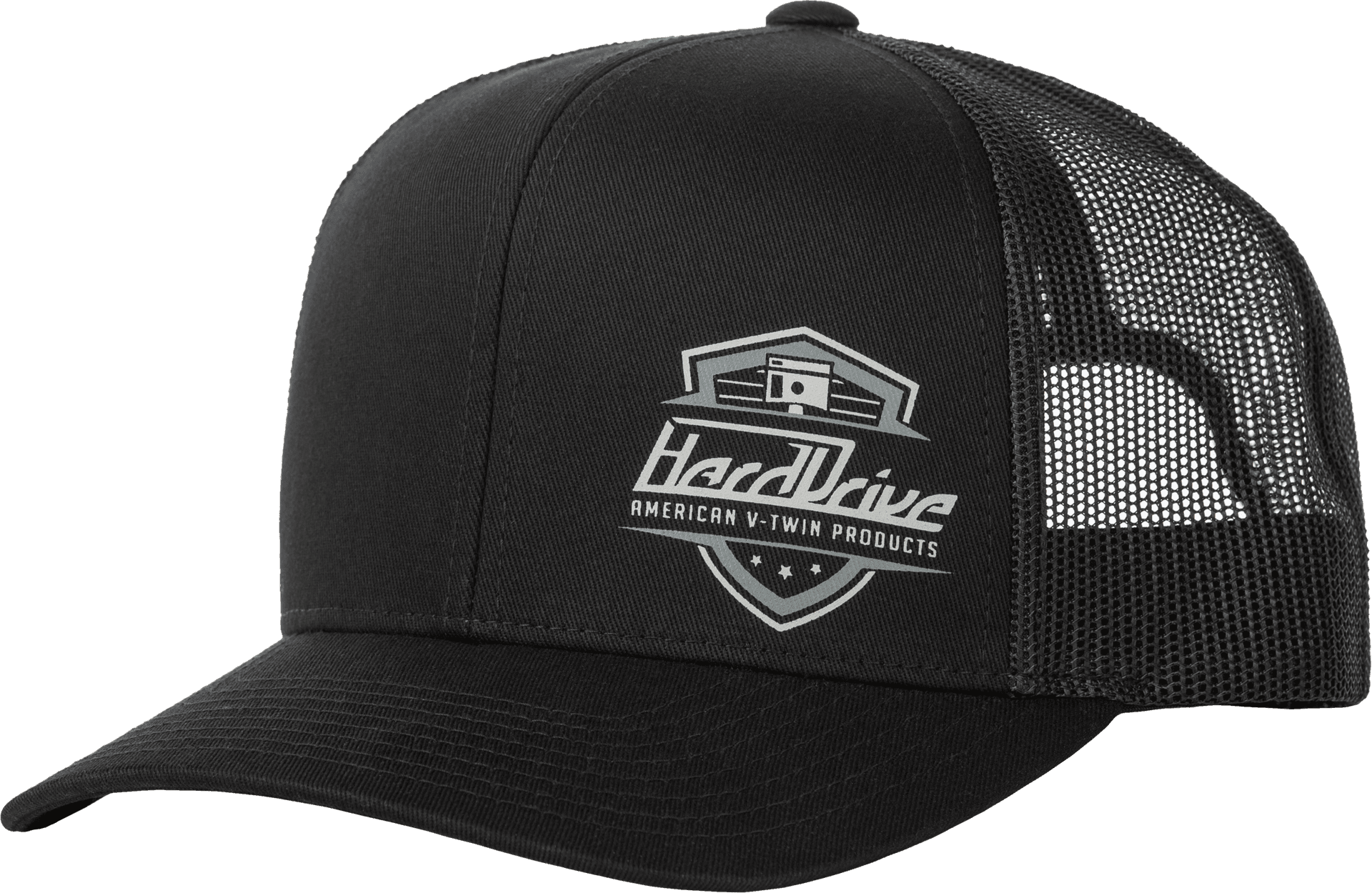 HARDDRIVE SHIELD HAT BLACK OS