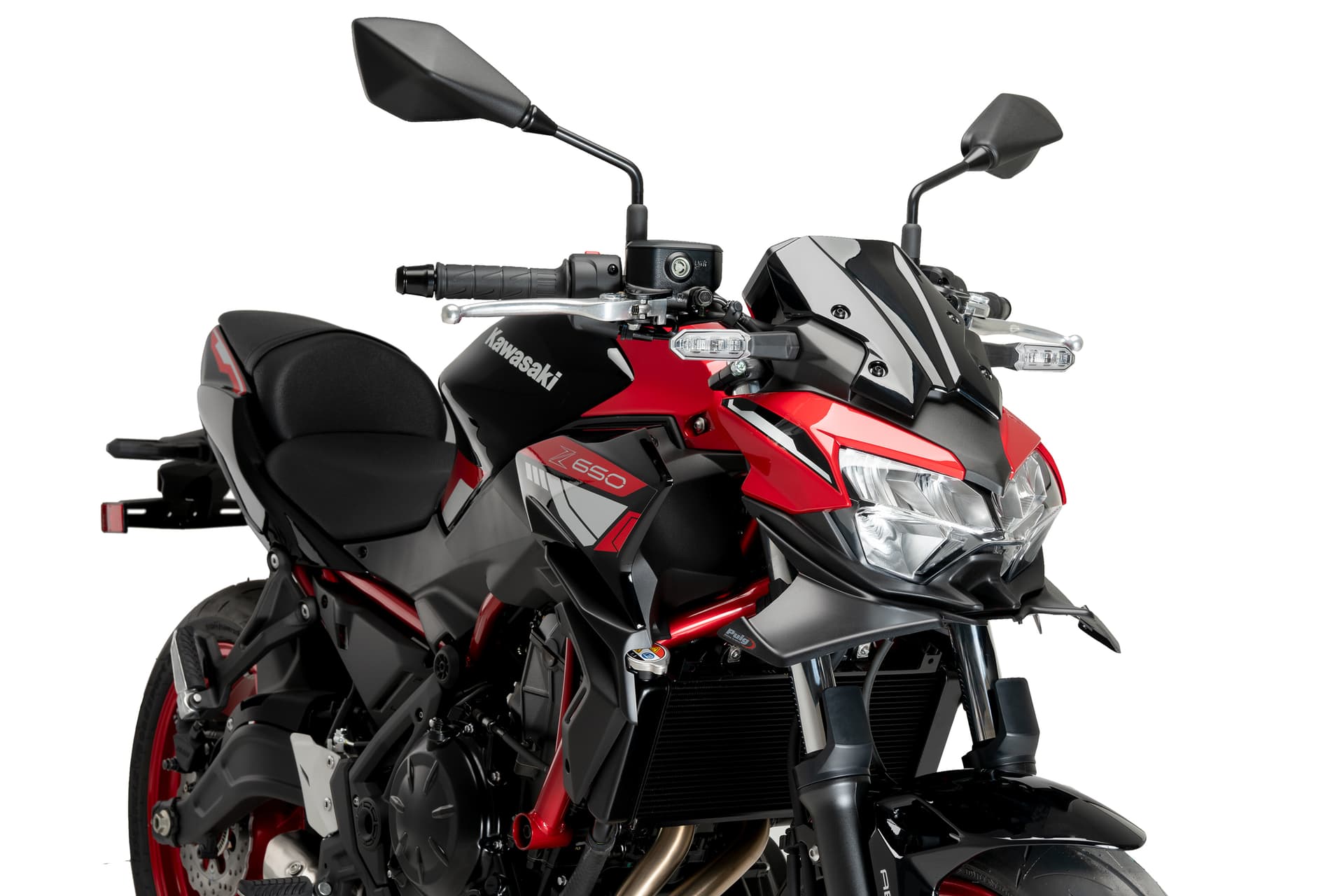 DOWNFORCE FRONT SPOILER MATTE BLACK KAW - Image 3