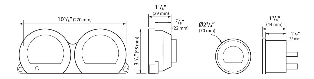 HD-03 SERIES GAUGE `14-22 FLH FLT - Image 2