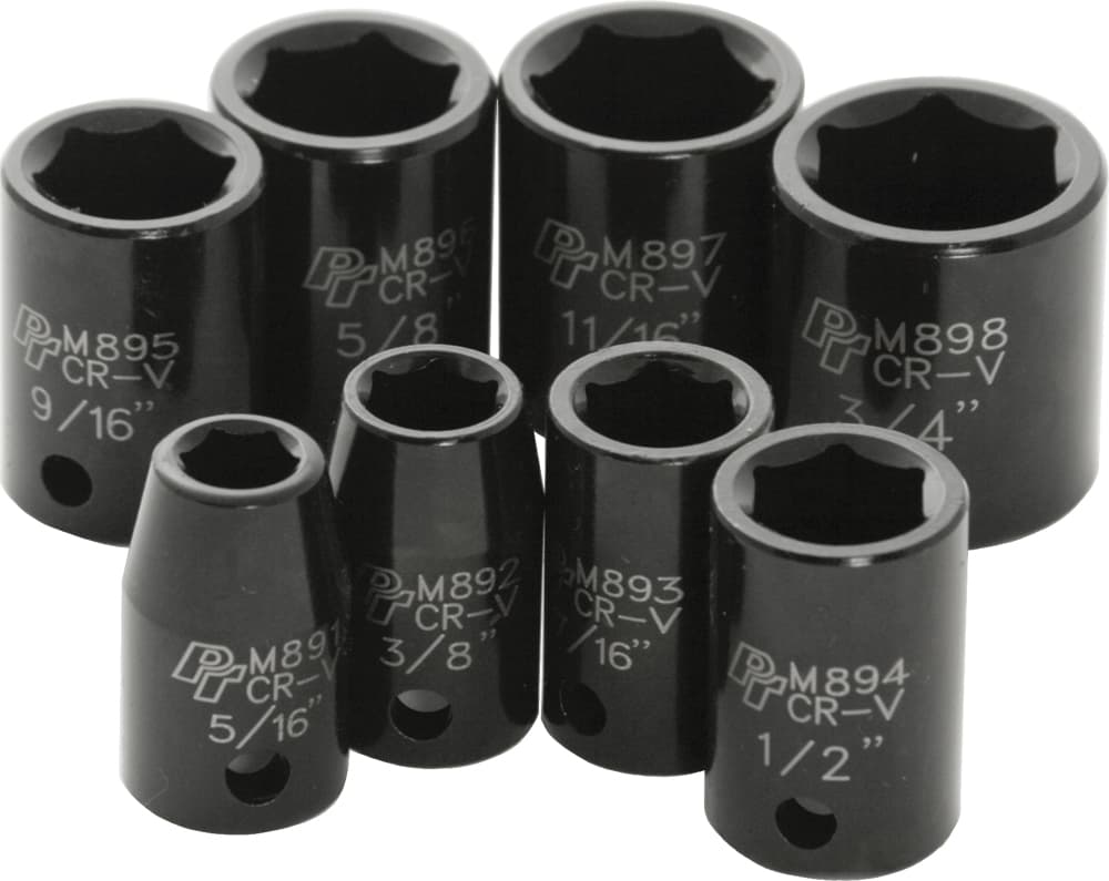 3/8" SAE Impact Socket Set