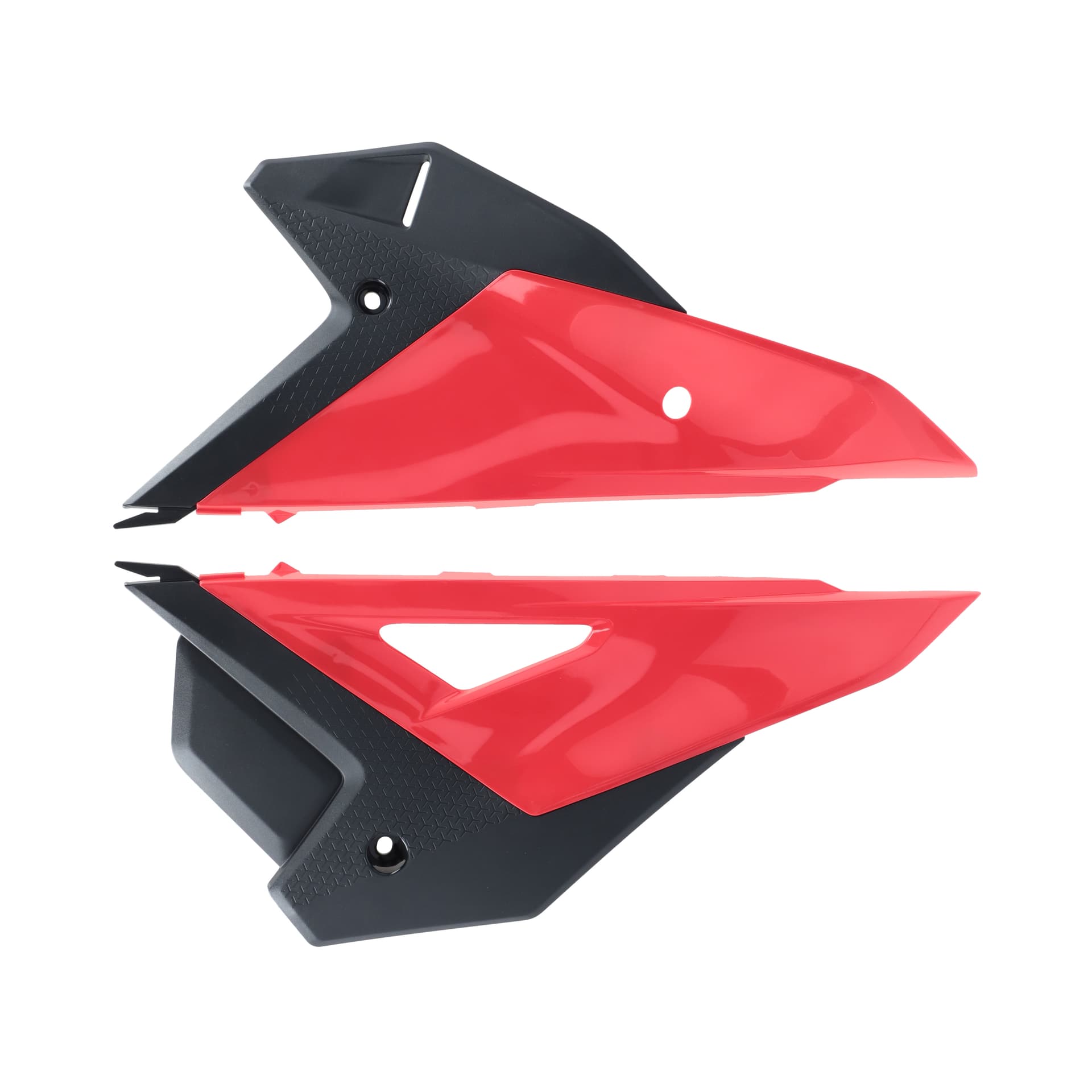 SIDE PANELS- UPPER+LOWER CRF RED/BLACK