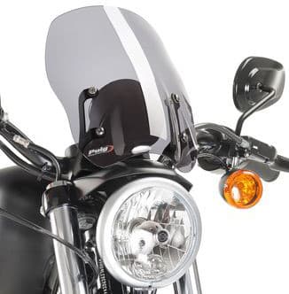WINDSCREEN NAKED HEADLIGHT MOUNT SMOKE - Image 11