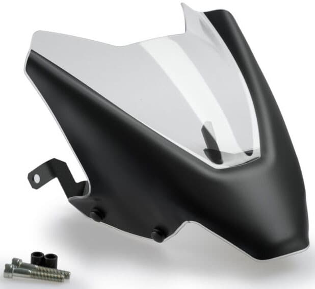 WINDSCREEN NAKED HEADLIGHT MOUNT SMOKE - Image 35