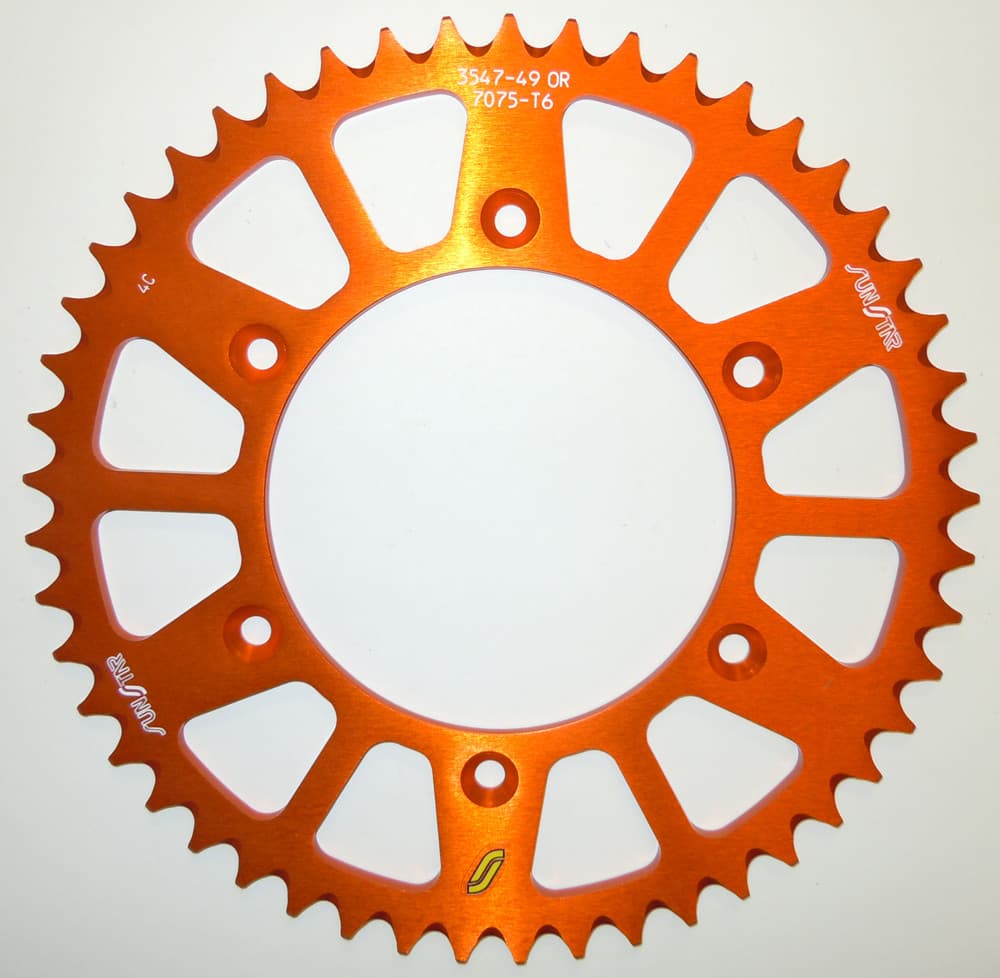 Sunstar 520 Rear Aluminum Sprocket - Image 22