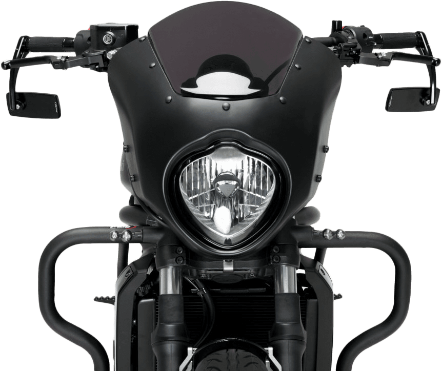 MIRROR HI-TECH BAR-END L/R BLACK