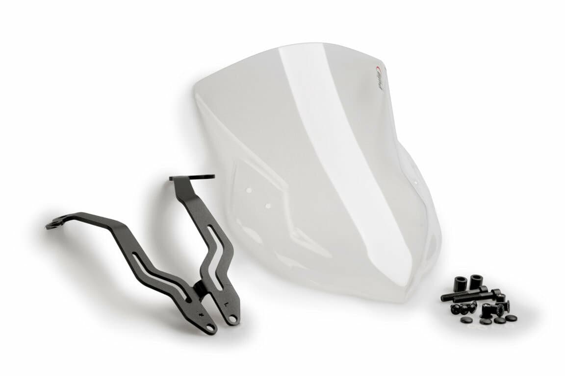 WINDSCREEN NAKED HEADLIGHT MOUNT SMOKE - Image 25