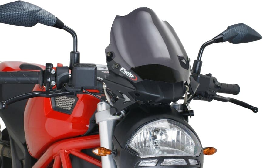 WINDSCREEN NAKED HEADLIGHT MOUNT SMOKE - Image 61