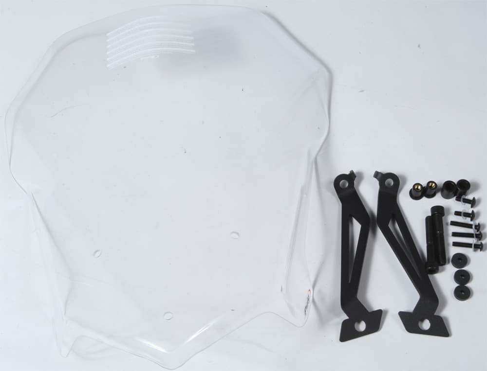 WINDSCREEN NAKED HEADLIGHT MOUNT SMOKE - Image 138