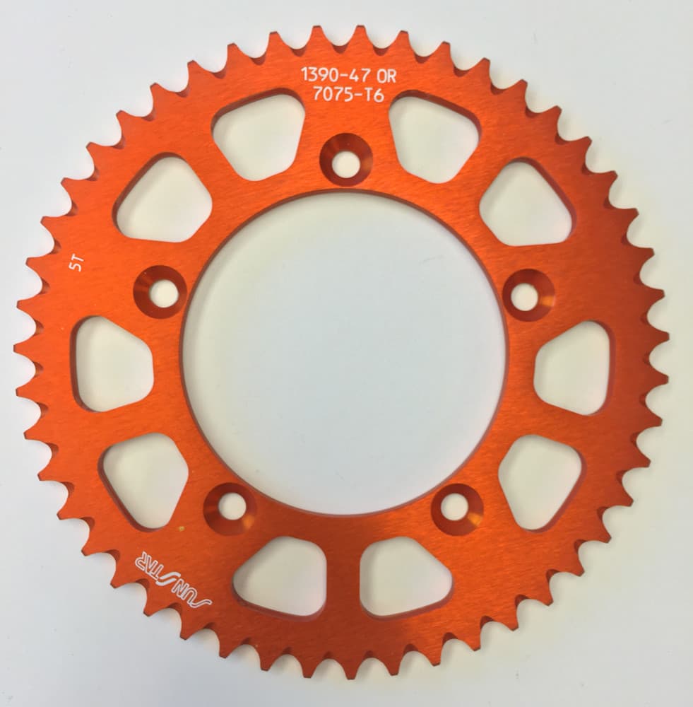 Sunstar 520 Rear Aluminum Sprocket - Image 13
