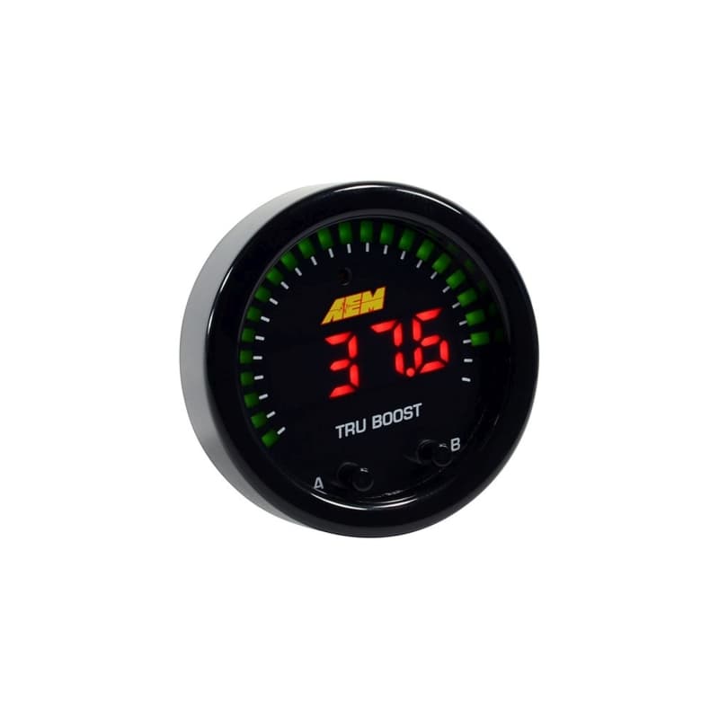 AEM Digital Boost Gauge for Turbo Cars with Dual Boost Modes and 80PSIg Sensor - Image 2
