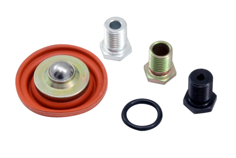 AEM Fuel Pressure Regulator Rebuild Kit Adjustable Single Large .250 Return O...