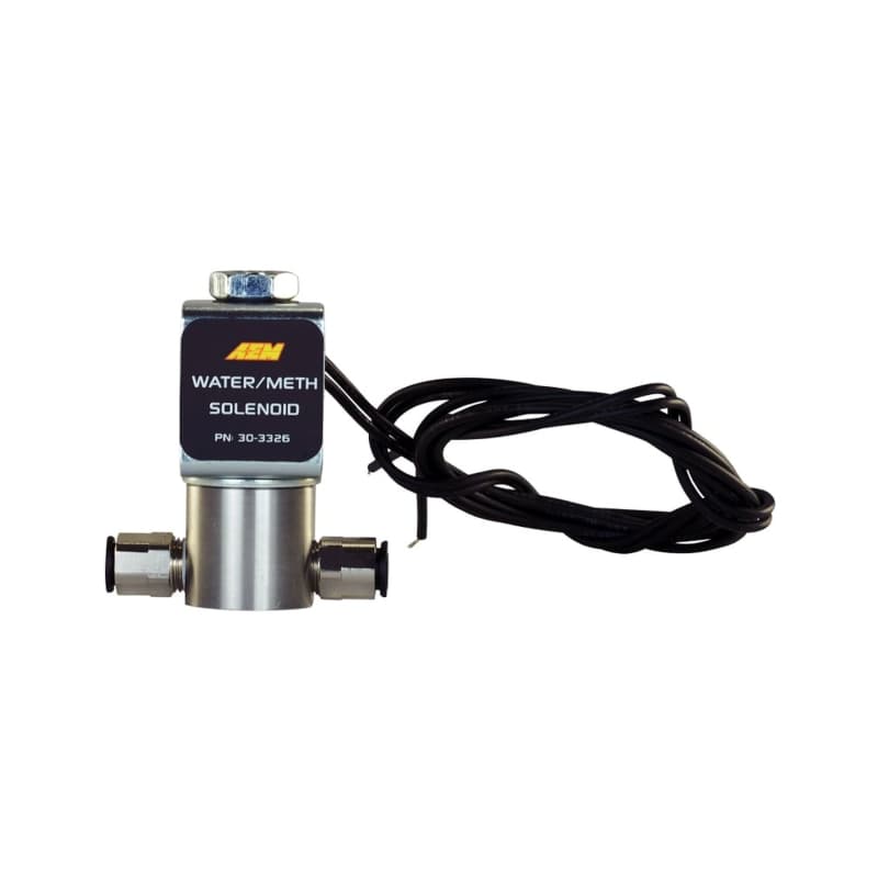 AEM Water/Methanol Solenoid Valve 12V Stainless Steel Body for WMI Systems - Image 2