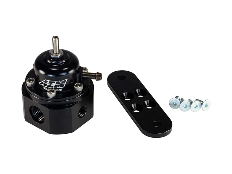 AEM Fuel Pressure Regulator Universal Adjustable -6 AN Fittings Up to 1000HP