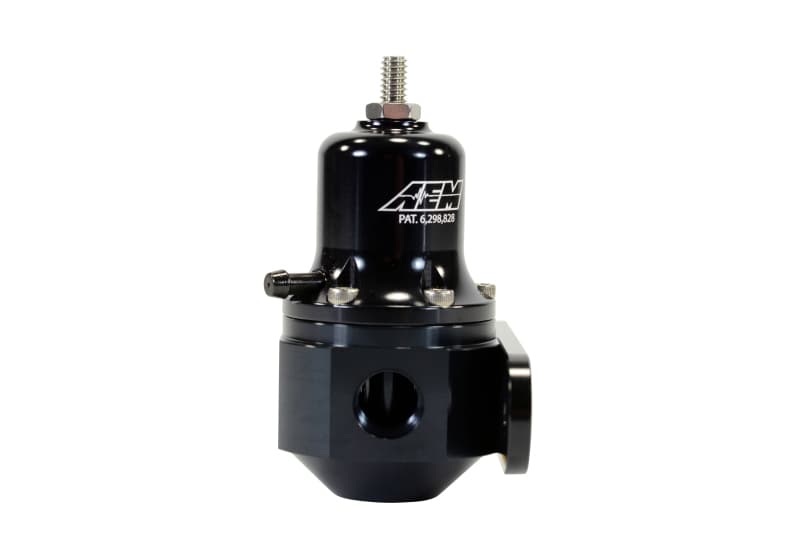 AEM Fuel Pressure Regulator Universal High Capacity Adjustable Black Anodized - Image 5