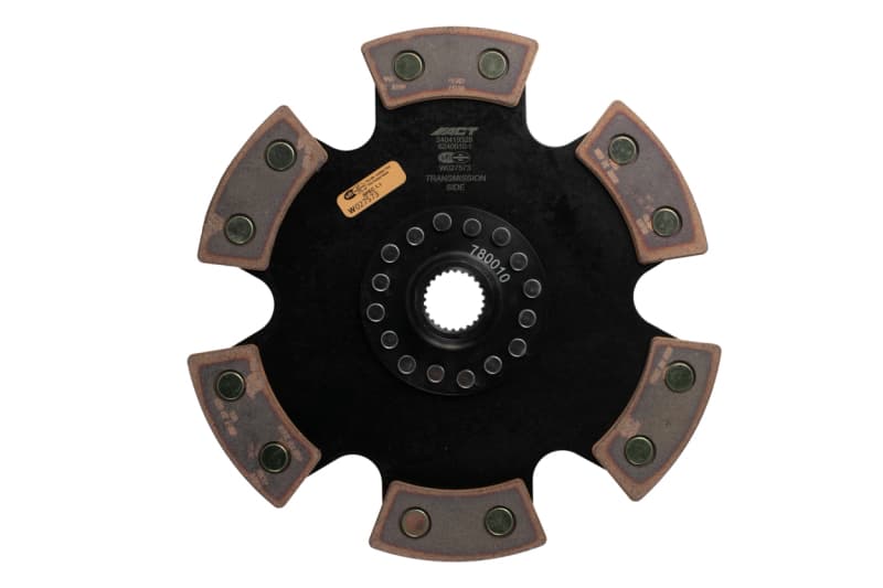 ACT 6-Pad Rigid Race Clutch Disc with Ceramic Friction Material