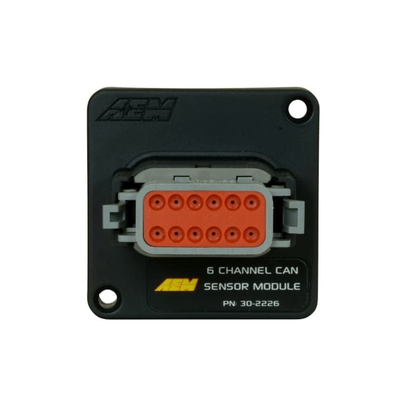 AEM 6-Channel CAN Sensor Module for CD Carbon Dash with Bosch CAN 2.0b Support