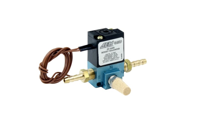 AEM Boost Control Solenoid Corrosion-Resistant 100 PSI Pressure Tested